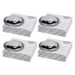 Hjulnavskåpa krom för aluminiumfälgar