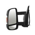 Ytterspegel till vänster elektriskt justerbar temperatursensor 16W medium spegelarm