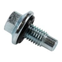 Sats oljeavtappningsplugg med packning M12 X 1,75 L=16 mm