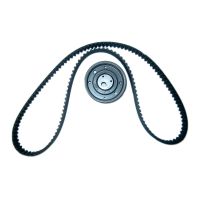 Kuggremssats med 1 remskiva