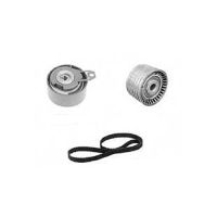 Kuggremssats med 2 remskivor