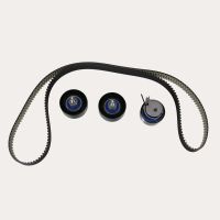 Kuggremssats med 3 remskivor