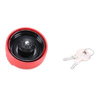 Tanklock låsbar röd Diesel