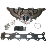 Avgasgrenrör Kat fäst på grenröret