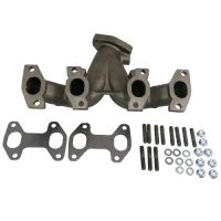 Avgasgrenrör med monteringssats 4-i-1 rör