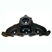 Avgasgrenrör Kat fäst på grenröret