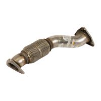 Avgasrör fram med flexibelt rör