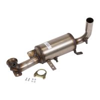 Katalysator på turbon utan värmesköld och tillbehör