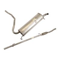 Avgassystem från katt komplett