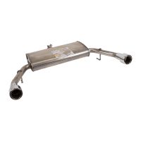 Bakre ljuddämpare dubbelrör