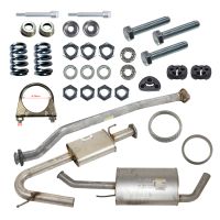 Avgassystem komplett utan kat