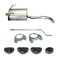 Avgassystem komplett från 2 kat