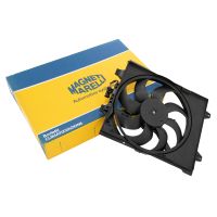 Kylarfläktkåpa med motor utan luftkonditionering Magneti Marelli