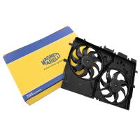 Kylarfläkt dubbel fläktram + klimat 300-300Watt Magneti Marelli