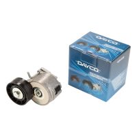 Spännrulle för platt rem med spännarm