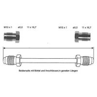 Bromsledning 240 mm 10 X 1
