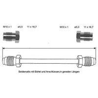 Bromsledning 4150 mm 10 X 1 koppar-nickel
