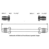 Bromsledning 4200 mm 10 X 1 koppar-nickel