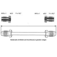 Bromsledning 4450 mm 10 X 1 koppar-nickel