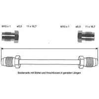 Bromsledning 4750 mm 10 X 1 koppar-nickel