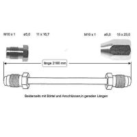 Bromsledning 2180 mm bak höger mitt