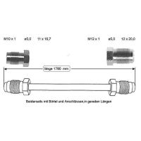 Bromsledning 1780 mm vänster ABS