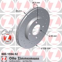 Set sportbromsskivor perforerade ABE