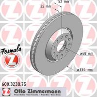Bromsskiva FORMULA Z höger