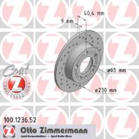Set sportbromsskivor perforerade ABE