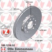 Set sportbromsskivor perforerade ABE