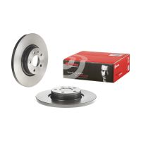 Belagd bromsskiva fram Brembo 281 Ø 15 mm