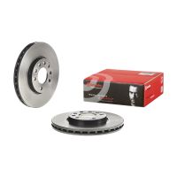 Belagd ventilerad bromsskiva fram 285 Ø Brembo