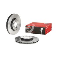 Belagd ventilerad bromsskiva fram 280 Ø Brembo