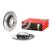 Bakre bromsskiva helbelagd 290 Ø D=14 mm Brembo