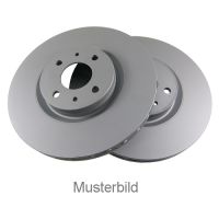 Bakre bromsskiva ventilerad 306 Ø D=28 mm