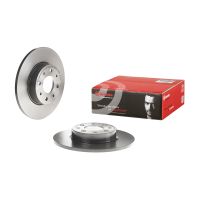 Bakre bromsskiva helbelagd Brembo 251 Ø D=10 mm