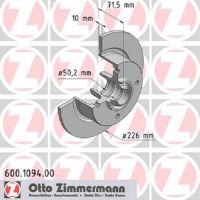 Rejäl bromsskiva fram