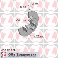 Rejäl bromsskiva bak