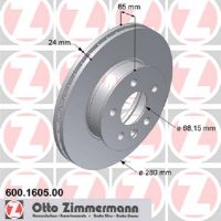 Ventilerad bromsskiva fram