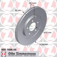 Internt ventilerad bromsskiva fram