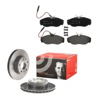 Främre bromsskivsats med bromsbelägg BREMBO