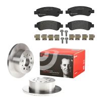 Bakre bromsskivor och bromsbelägg