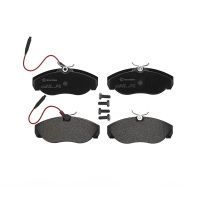 Bromsbelägg fram med skruvar Brembo