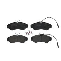 Bromsbelägg fram med skruvar Brembo