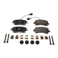 Bakre bromsbelägg original 20Q med tillbehör PSA OE 1612434080