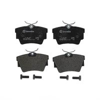 Bakre bromsbelägg med skruvar Brembo