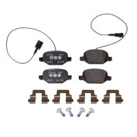 Bakre bromsbelägg 2 X varningskontakter