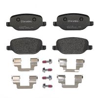 Bakre bromsbelägg med tillbehör