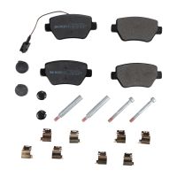 Bakre bromsbelägg inklusive slitagekontakt