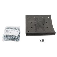 Bromsbeläggssats för nitning